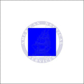 Marine signal flag: Letter "S" (Sierra)